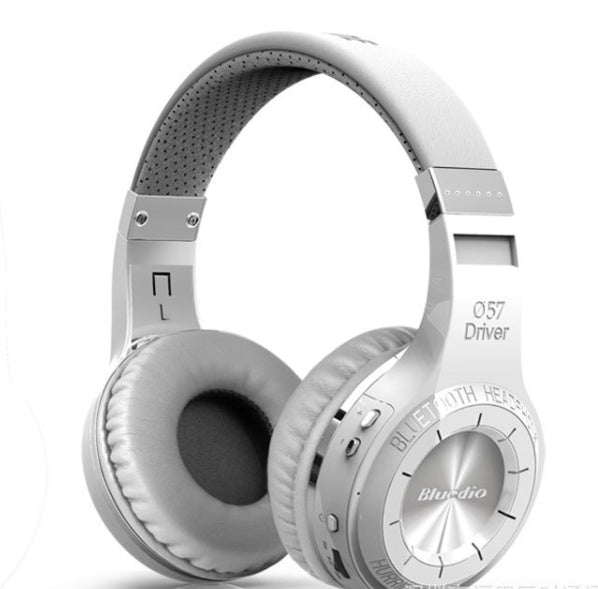 White Bluedio Headphones White Silver