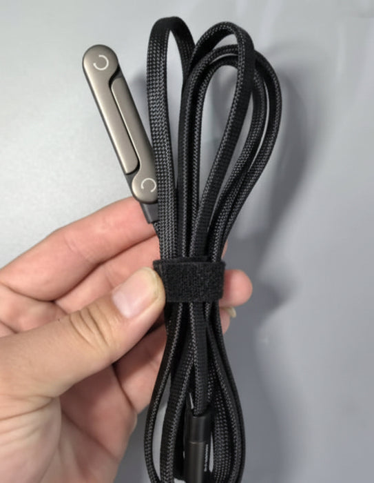 Fast Charging Foldable Bracket Data Cable 2-in-1 Data Wire Foldable Phone Tablet Stand Type-C To Type-C USB-A To Type-C